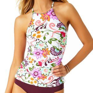 NWT Anne Cole Swimwear Tankini top High Neck